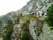 ultimo tratto aereo della stradina militare del Forte Giaura