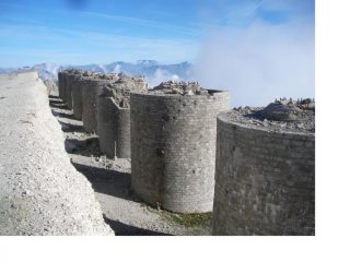 Le torrette di vetta...