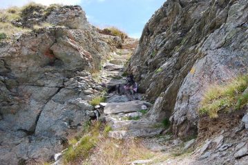 Frank e la … scala nella roccia