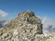 arrivo all'anticima, fine della cresta