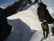 la parte iniziale della cresta