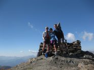 in cima con Lidia e Cecilia