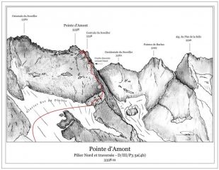 Itinerario per la Pointe d'Amont