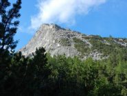 Spigolo NNE e parete E, dalla macchina