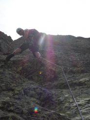  sul sesto tiro: bella placca di 5a