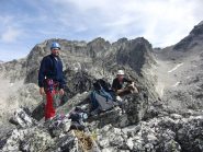Vetta ovest con i Rochers Cornus