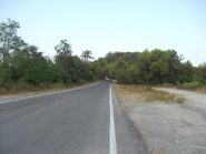 il bel tratto panoramico della SP18