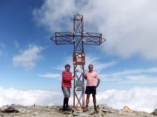 Filippo ed io in vetta