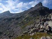 corno bianco a dx e piccolo morion a sx dalla cresta di monciatil