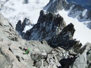 in uscita dala traversata