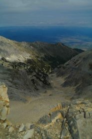 La conca a nord del Kutelo