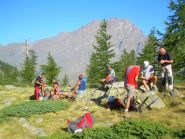 Un momento di pausa al mattino....
