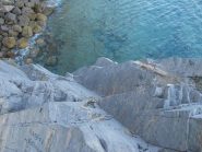 vista  mare dalla cima della falesia
