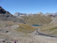 in vista di uno dei laghetti di Lanserlia
