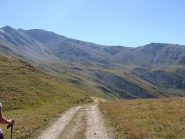 il colletto, la cresta e la punta tutta a sinistra