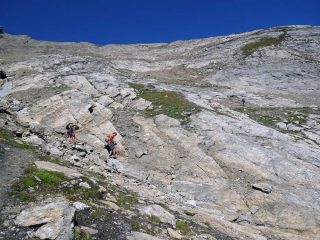 traverso oltre il canalino
