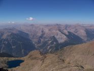 Panorama dalla vetta verso la Francia