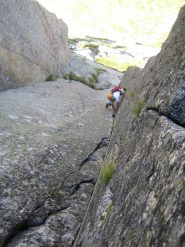 il diedro del 6° tiro