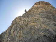 in doppia dal Pic Lory, verso la Brèche