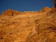 Le prime placche verso la Fuorcla da Boval