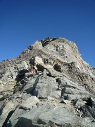 in discesa dal versante sud est