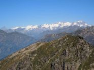 dalla punta sella il cervino e il gruppo del rosa