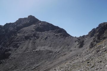 colle del Pelvo e Serpentiera visti dalla nostra salita alternativa