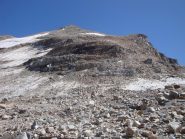 l'attacco della spalla di salita (a dx)