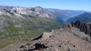 Dalla cima la Val Bedretto