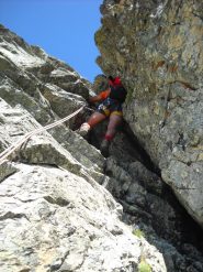 il camino affrontato con gli scarponi