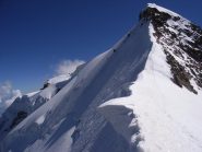 ritorno dalla Dufour e risalita alla Zumstein