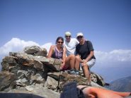 autoscatto  in vetta....