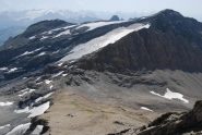 Colle del Breuil, Punta Ghiacciai e Miravidi dalla vetta della Fourclaz