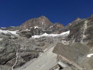 L'Obergabelhorn salendo al bivacco