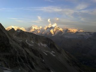 Tramonto sul Rosa