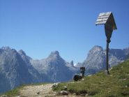 dal rifugio verso il Sorapiss