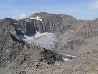 14 - Pointe du Ribon con il ghiacciaio di Derriére le Clapier