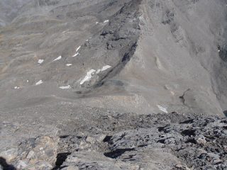 09 - dalla punta Costan sguardo giù verso il colle Autaret