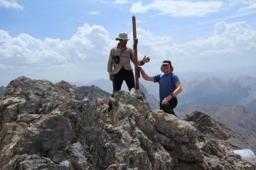Raffaele e Stelvio in vetta (autoscatto) (21-8-2012)