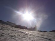 Quasi al crestone della 