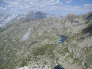 Panorama sul percorso di salita