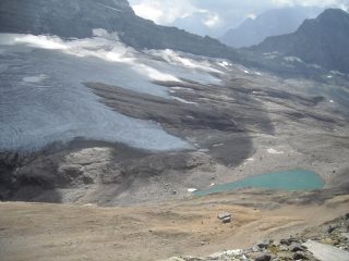 Ghiacciaio, lago, Cabanne