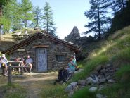 l'arrivo alla baita Grandzetta