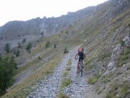 verso il ripiano del caposaldo militare