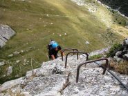 il socio quasi in vetta