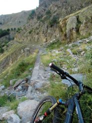 Quel che resta della strada dell'Enel