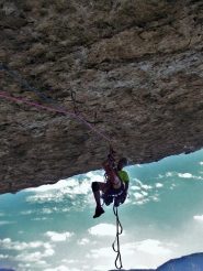 io sul grande tetto di 13m del 4° tiro