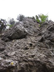 spigolo dove passano i tiri n° 12 e 13 (5c e 5b)