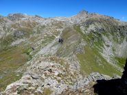 La cresta verso il Corno Vitello in parte già percorribile