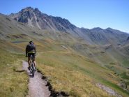 discesa dal col de la Ponsonnière, lunga e bella;